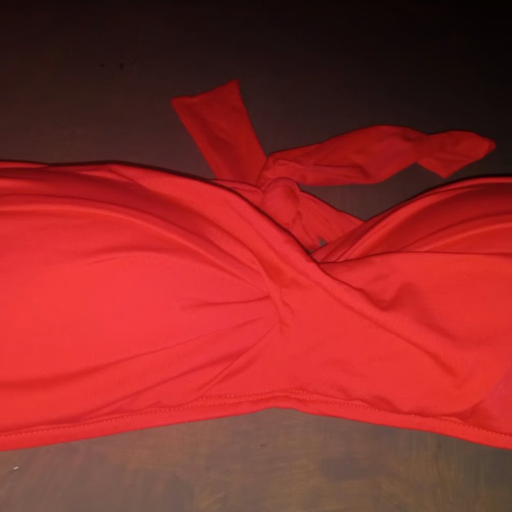 women bikini top size large new